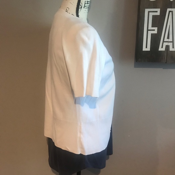 🌺Ann Taylor Loft M white cardigan perfect ! - Picture 3 of 7